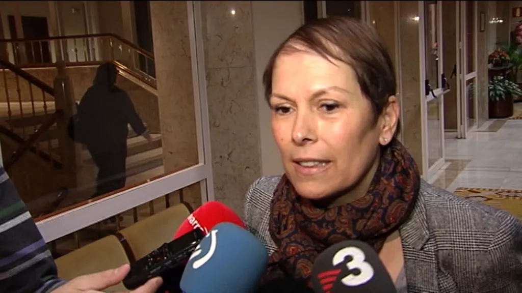 La diputada de Geroa Bai, Uxue Barkos.