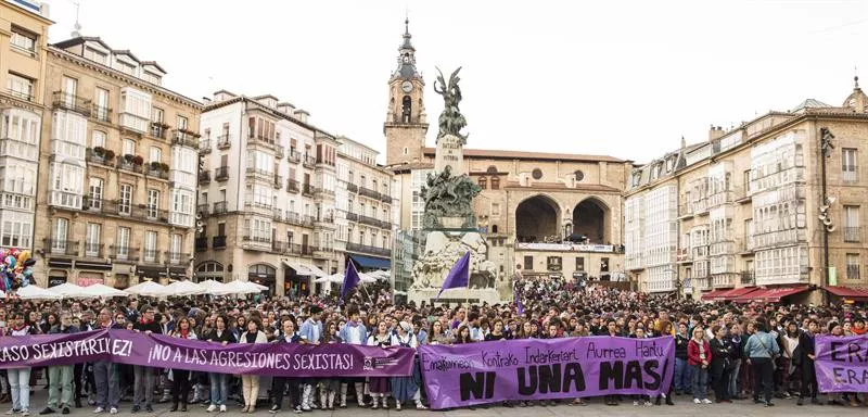 Gasteiz elkarretaratzea sexu indarkeria EFE