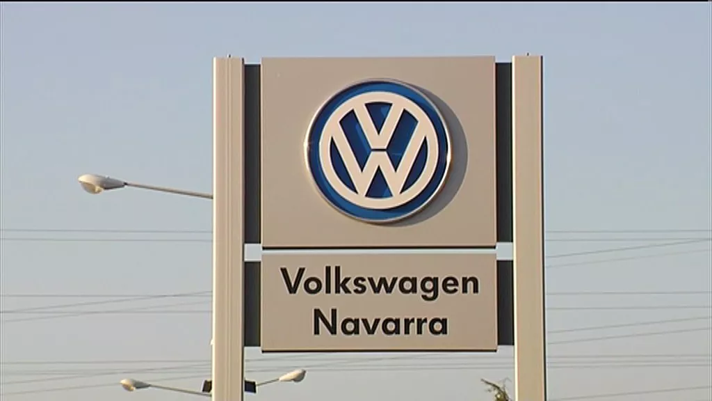 Volkswagen etxearen Nafarroako lantegia. Artxiboko irudia: EiTB