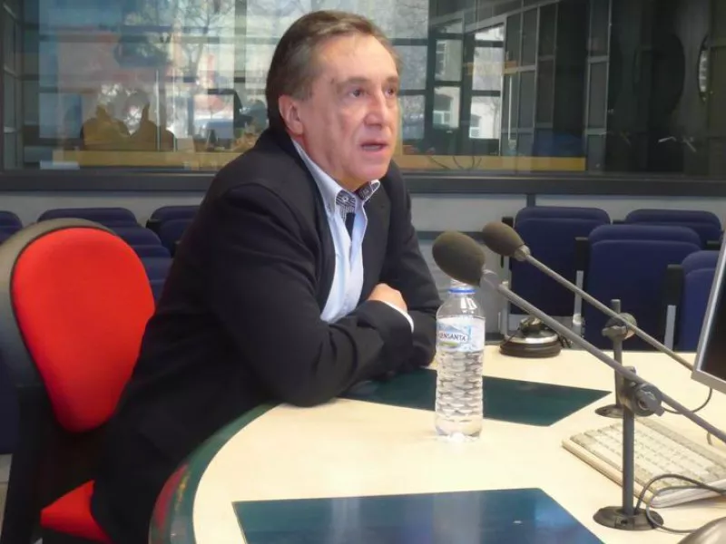 El presidente del PNV alavés, Xabier Agirre. EiTB.