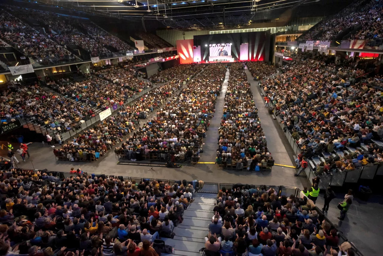 2022ko Bertsolari Txapelketa Nagusiko Fianala. . Iruñea, (Basque Country). 2022ko Abenduak 18. (Gari Garaialde / Bostok Photo)