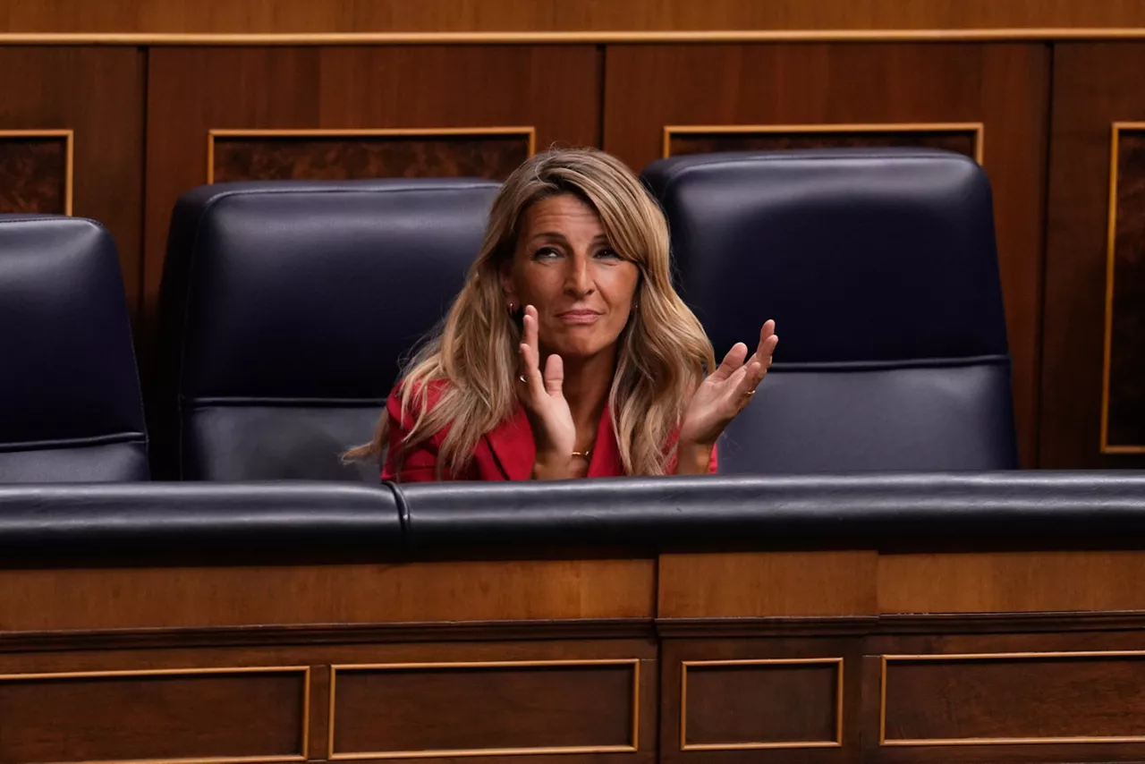 Yolanda Díaz en el Congreso. Foto: EFE