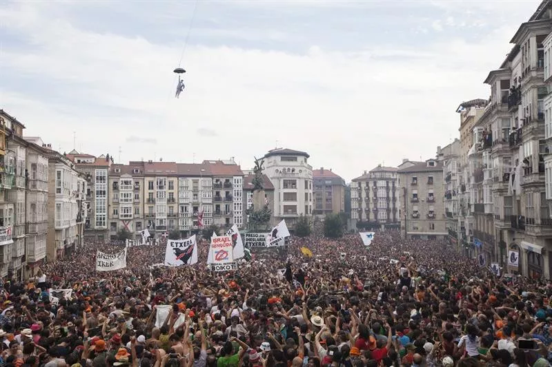 Imagen de archivo de la Bajada de Celedón, que volverá el 4 de agosto