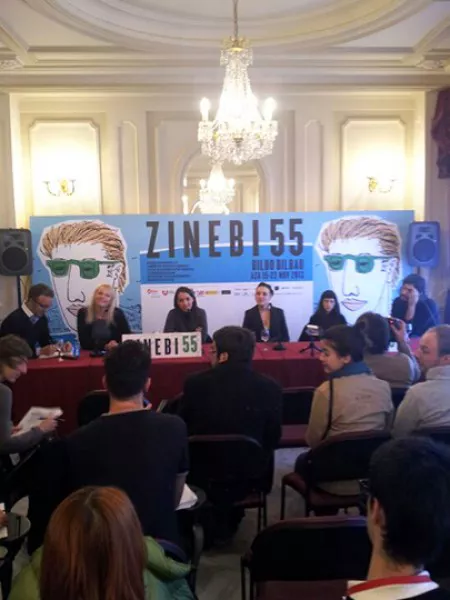 Zinebi zinemaldiko irabazleak aurkezteko prentsaurrekoa.