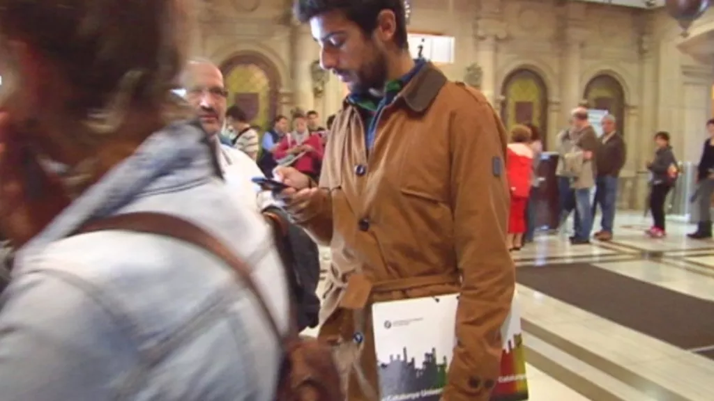 Filas para entrar a una sesión en Zinemaldia