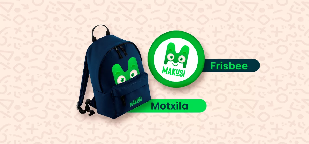 MAKUSIko zozketak: motxila eta frisbeea