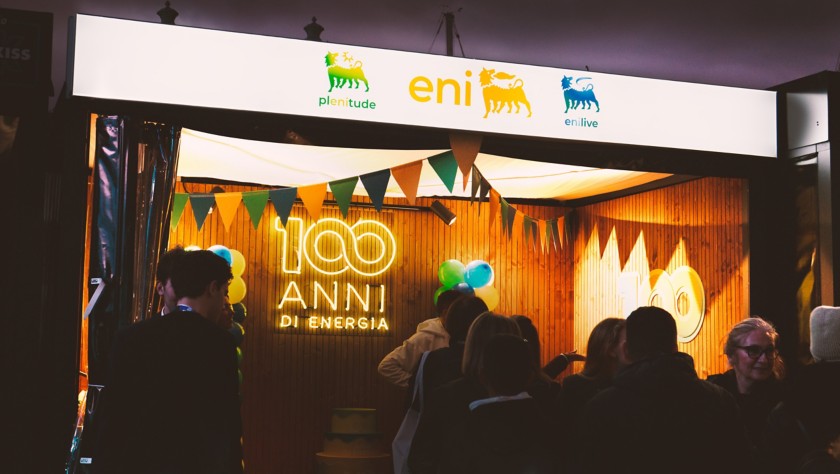 Stand Eni a Sanremo 2026