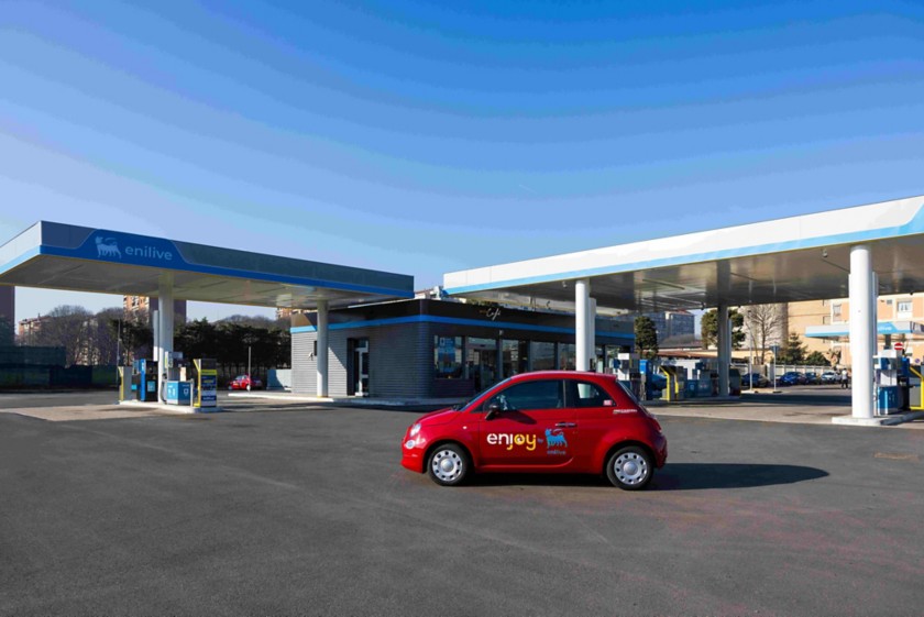 Enjoy Point, stazione di servizio Enilive