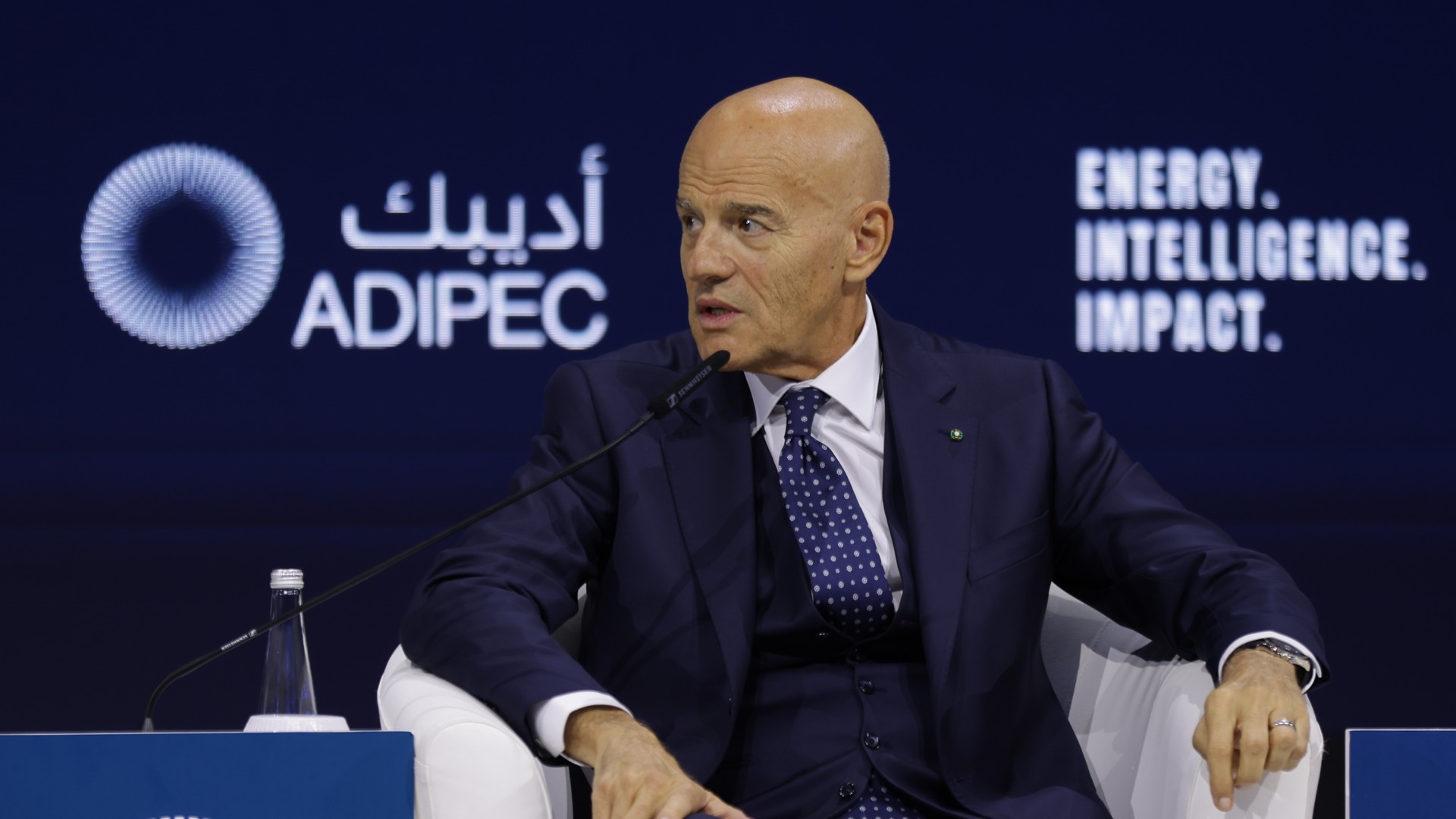 Claudio Descalzi, Eni’s CEO at ADIPEC 2024