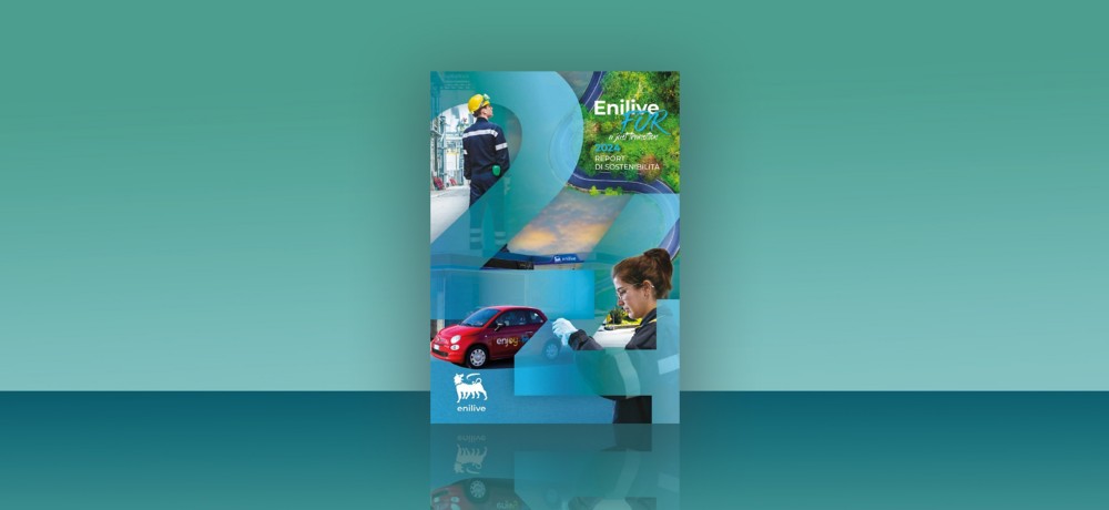 copertina grafica del report Enilive for