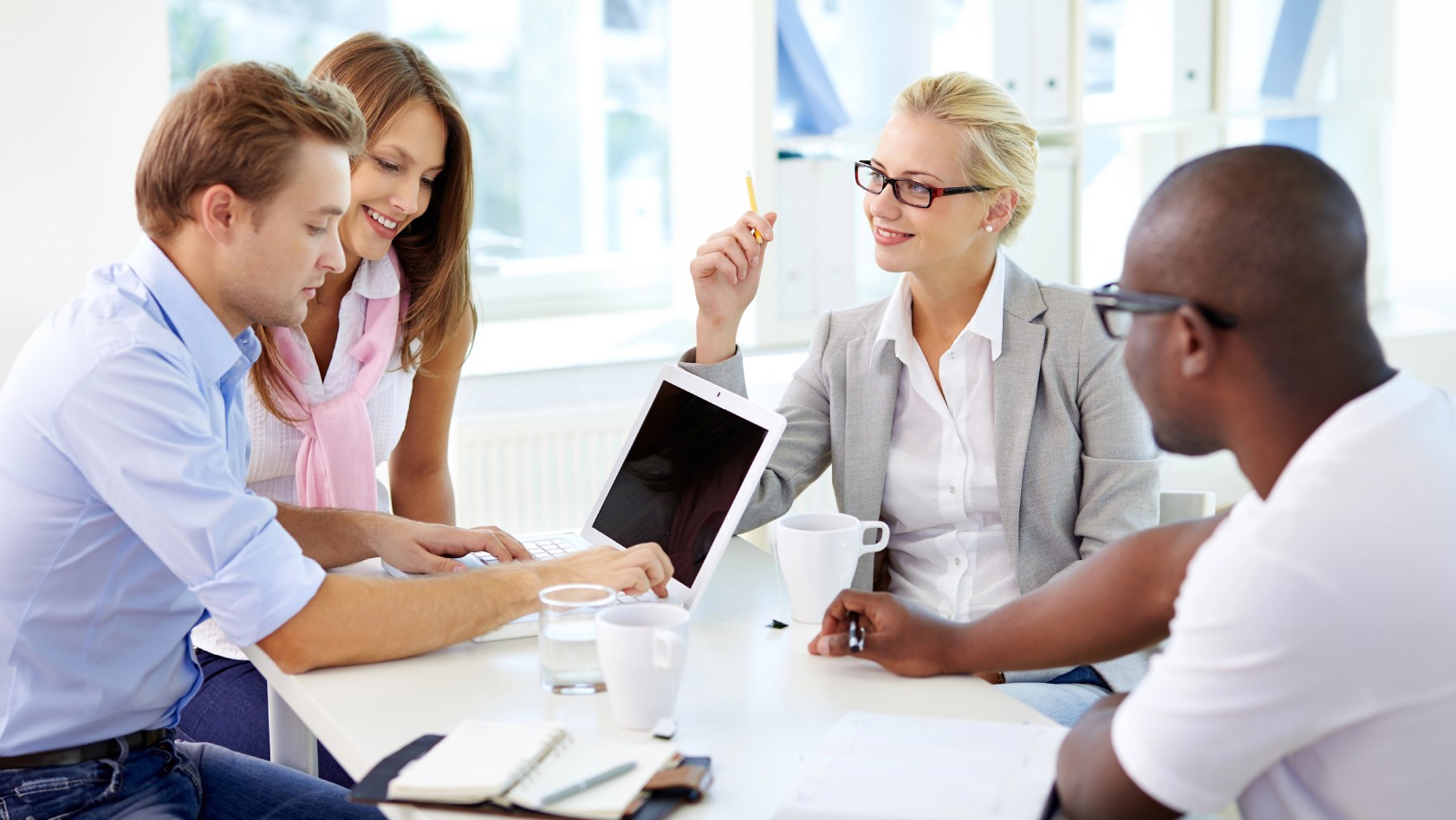 Group of colleagues in the office