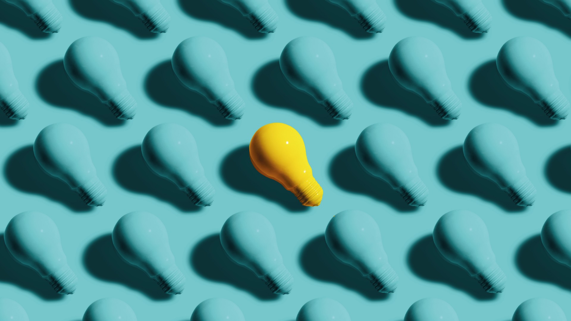 Visual Eni award, tante lampadine azzure, solo una gialla.
