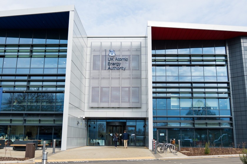 The UKAEA building located at the Culham Centre for Fusion Energy in Oxfordshire, United Kingdom