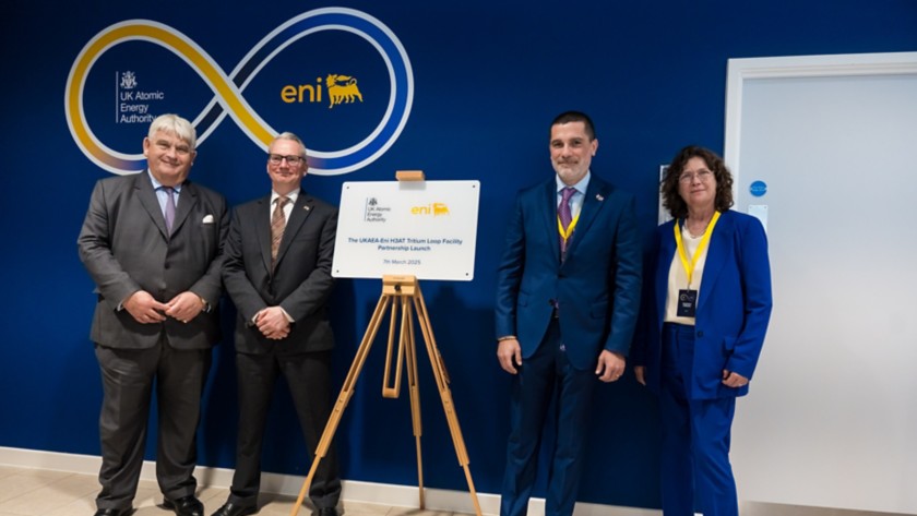 Lancio della partnership per l'impianto UKAEA-Eni H3AT Tritium Loop 