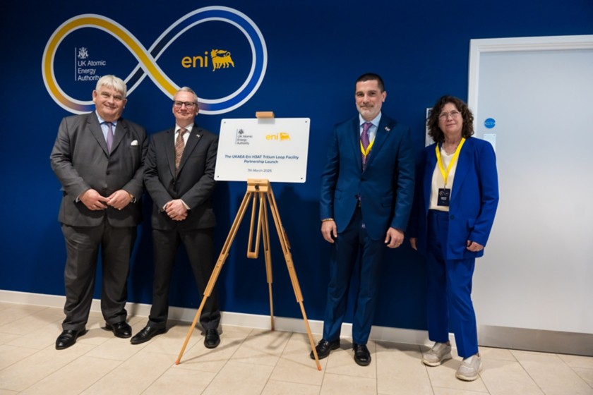 The UKAEA-Eni H3AT Tritium Loop Facility Partnership Launch