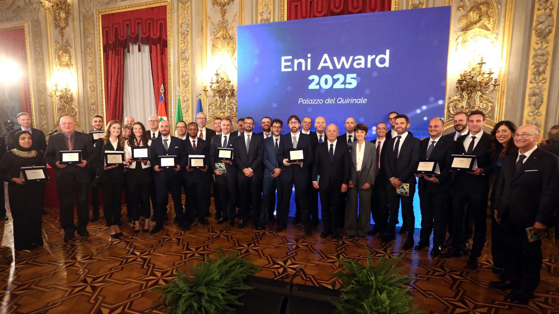 I vincitori della Cerimonia di premiazione di Eni Award 2025