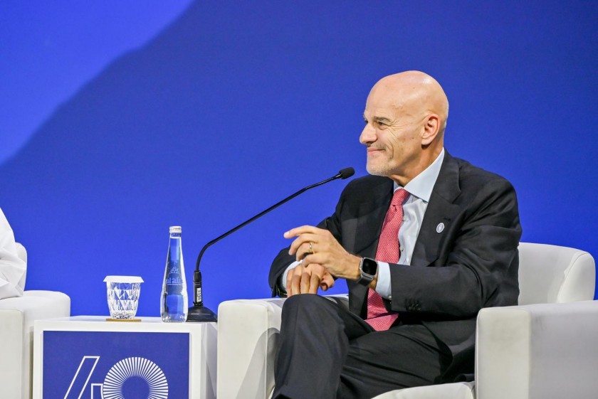 Claudio Descalzi, Amministratore Delegato di Eni, ospite alla conferenza strategica a Abu Dhabi