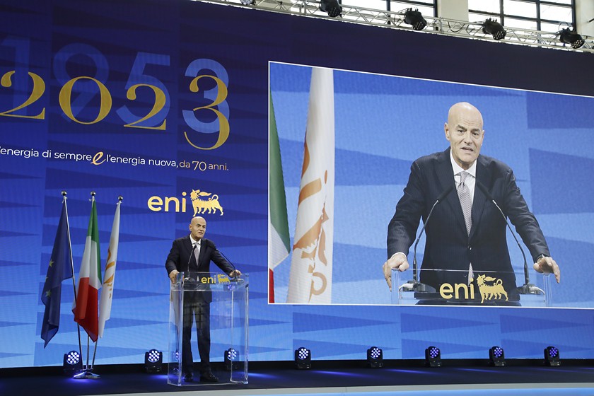 Speech by Claudio Descalzi, Chief Executive Officer of Eni.