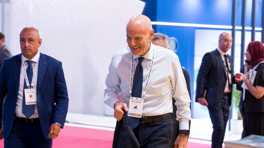 L'AD di Eni Claudio Descalzi all'evento Gastech – Exhibition & Conference 2025