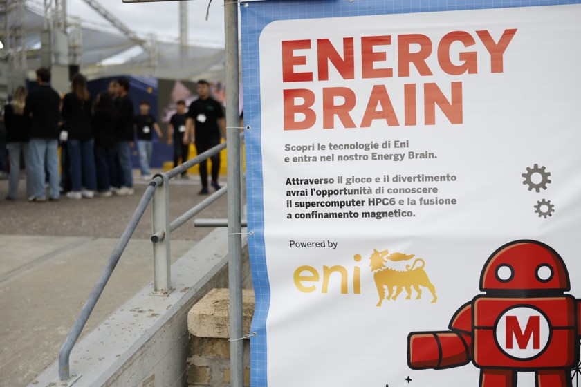 Pannello informativo relativo all'installazione Energy Brain