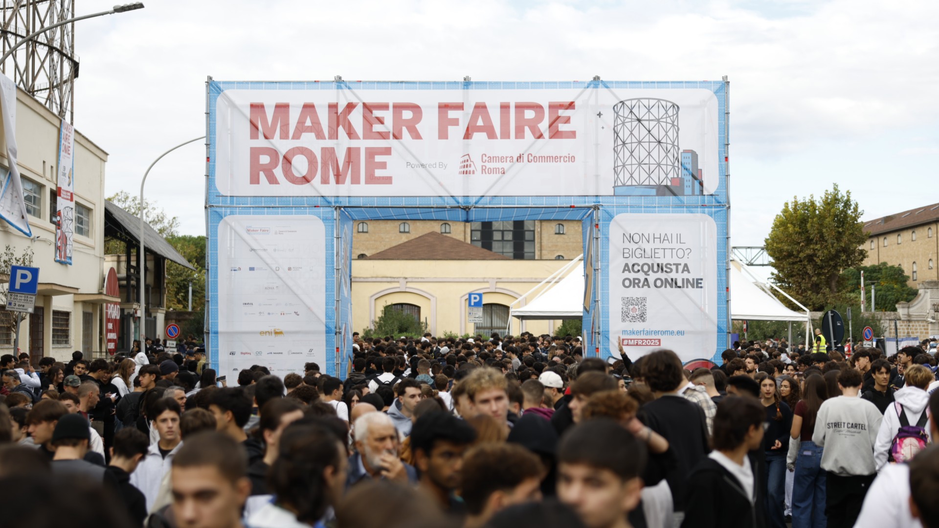 Entrance of Maker Faire Rome 2025