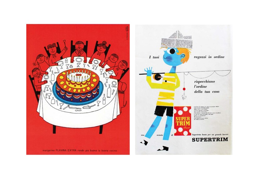 Immagine di due opere esposte in mostra