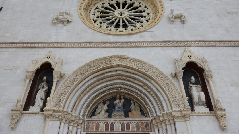 Facade of the Basilica of San Benedetto