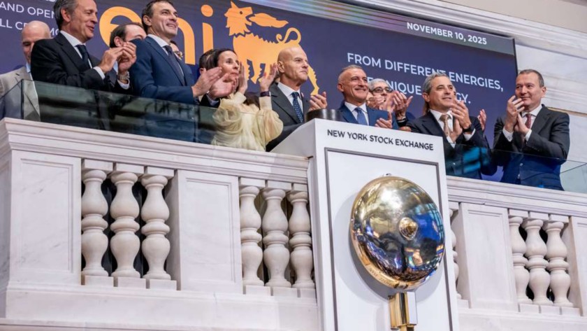 Eni leaders during NYSE 2025