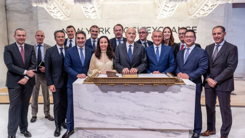 Eni leaders during NYSE 2025