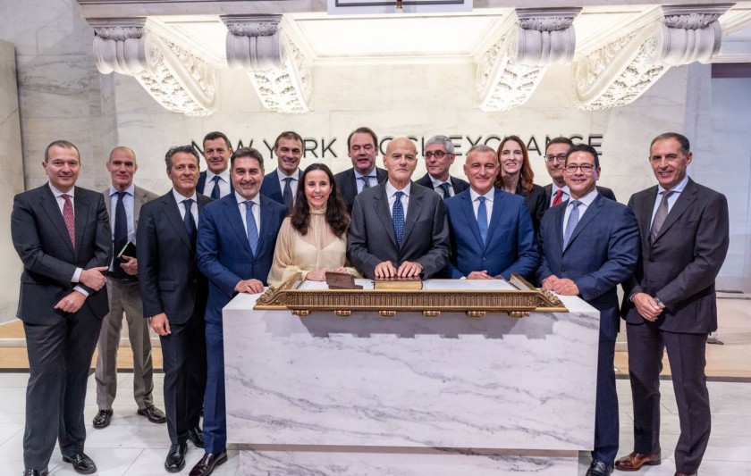 Eni leaders during NYSE 2025