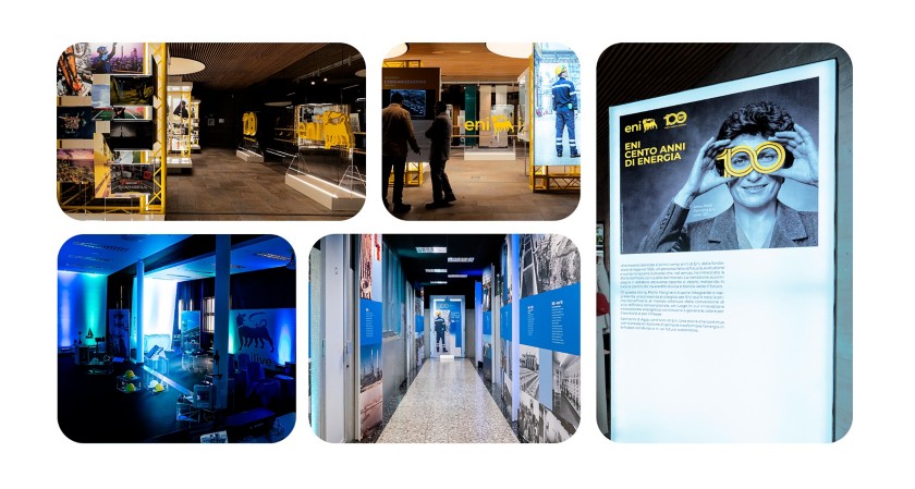 La mostra dedicata ai 100 anni della famiglia Eni al museo M9 di Venezia Mestre