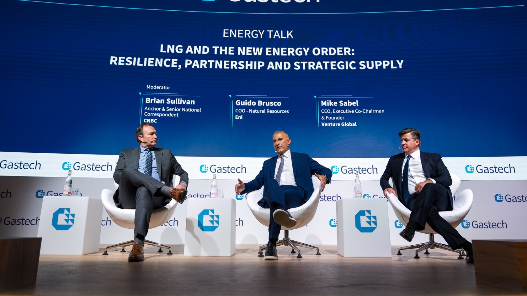 Energy Talk with Guido Brusco, COO Natural Resources of Eni, Mike Sabel, CEO Executive Co-President and Founder, moderated by Brian Sullivan, Anchor & Senior National Correspondent CNBC