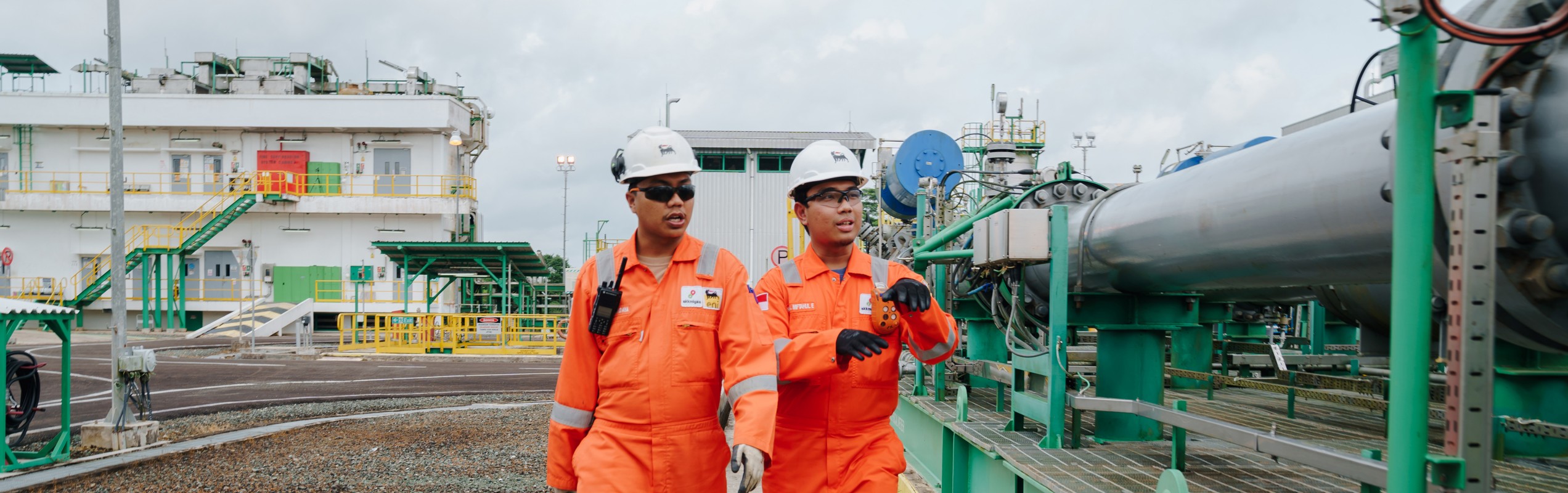 Indonesian technician on a plant