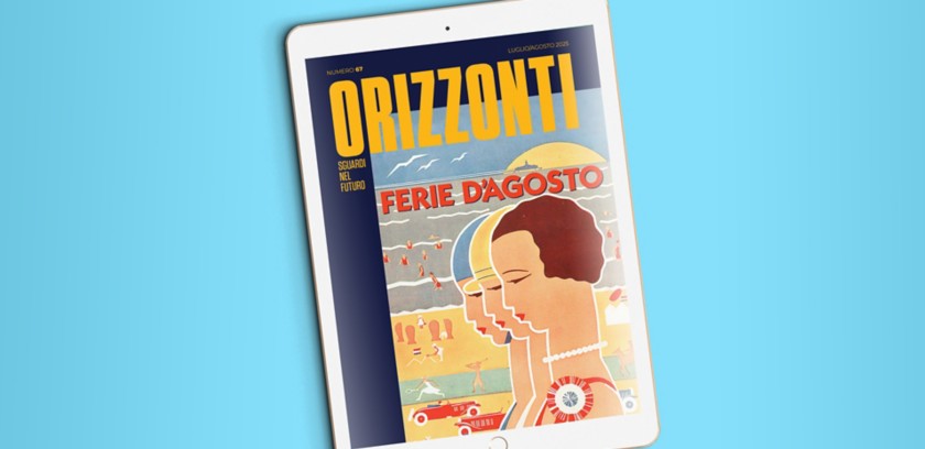 Cover orizzonti 67 dentro ipad