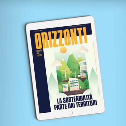 Cover orizzonti 67 dentro ipad