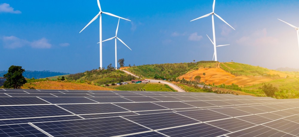 Wind blades and solar panels