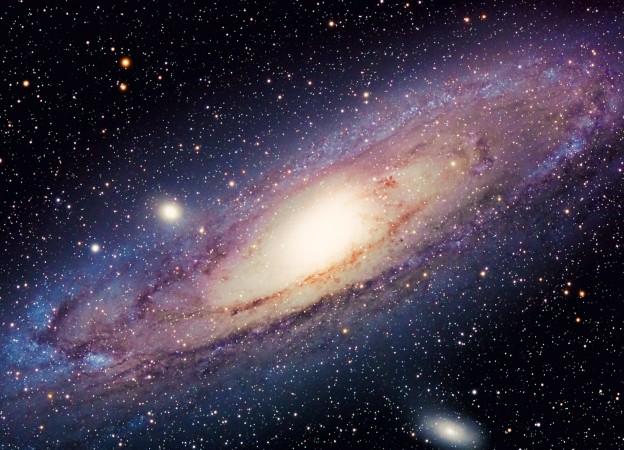 Galassia vista nel cielo stellato