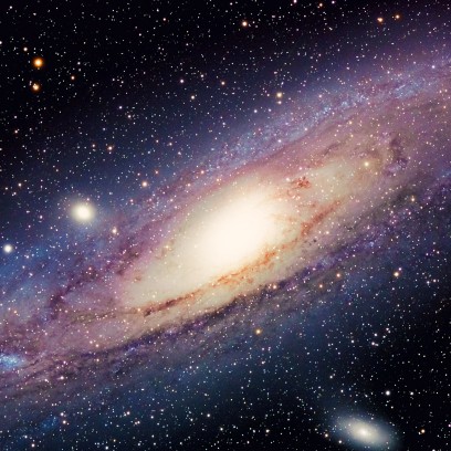 Galassia vista nel cielo stellato