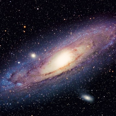 Galassia vista nel cielo stellato