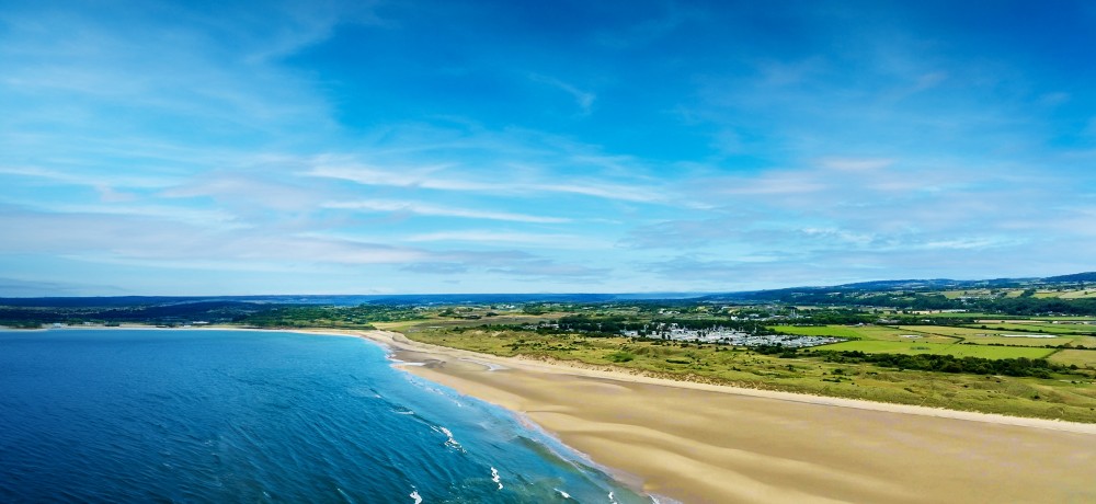 Visualizzazione della costa inglese, dove si trova la centrale di Hynet