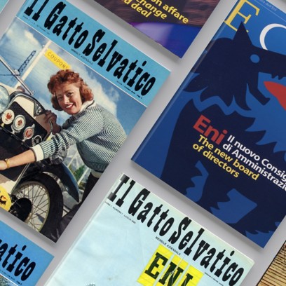 Eni historical magazine covers