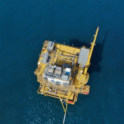 Platform viewed from above