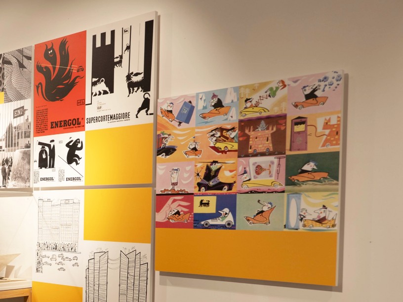 L'interno della mostra Eni presso il Polo Bibliotecario di Potenza