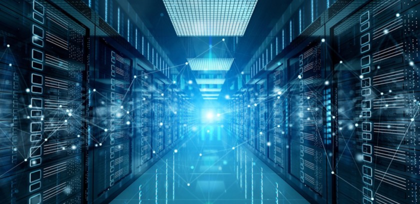 Rete di connessione nei sistemi di storage delle sale dei data center dei server rendering 3D