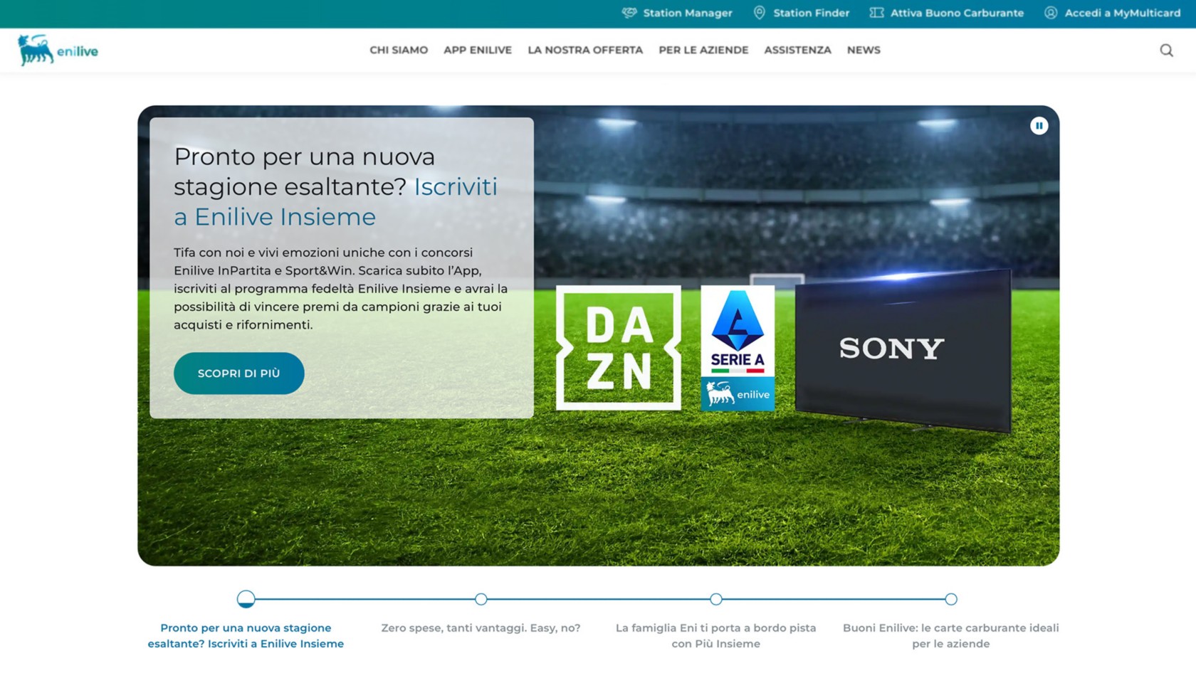 Homepage Enilive