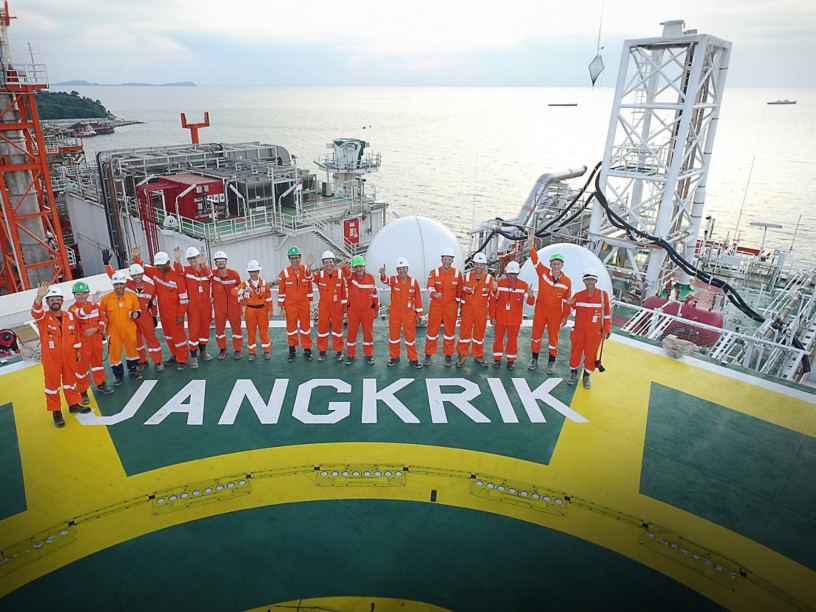 Photo of the team working on the Jangkrik project