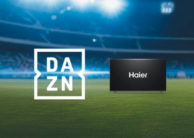 Loghi DAZN e Haier