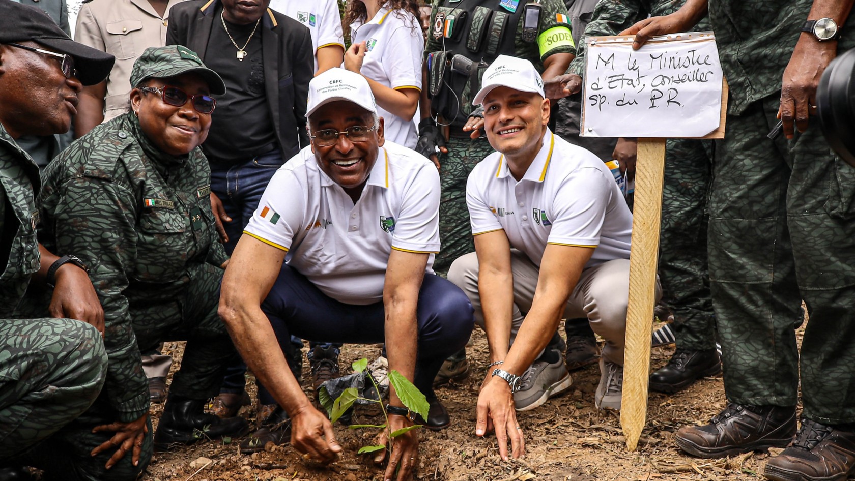 Eni lancia la campagna di piantumazione nella foresta classificata di Massa-Mé, in Costa d’Avorio
