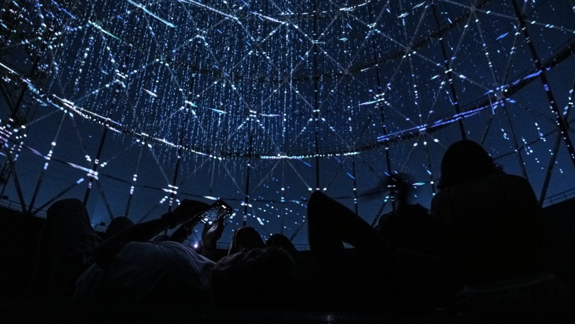 The Nebula installation at Videocittà 2024