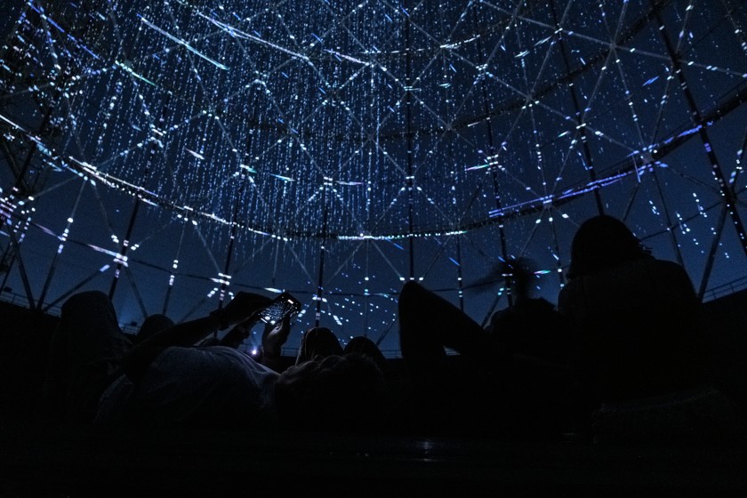 The Nebula installation at Videocittà 2024